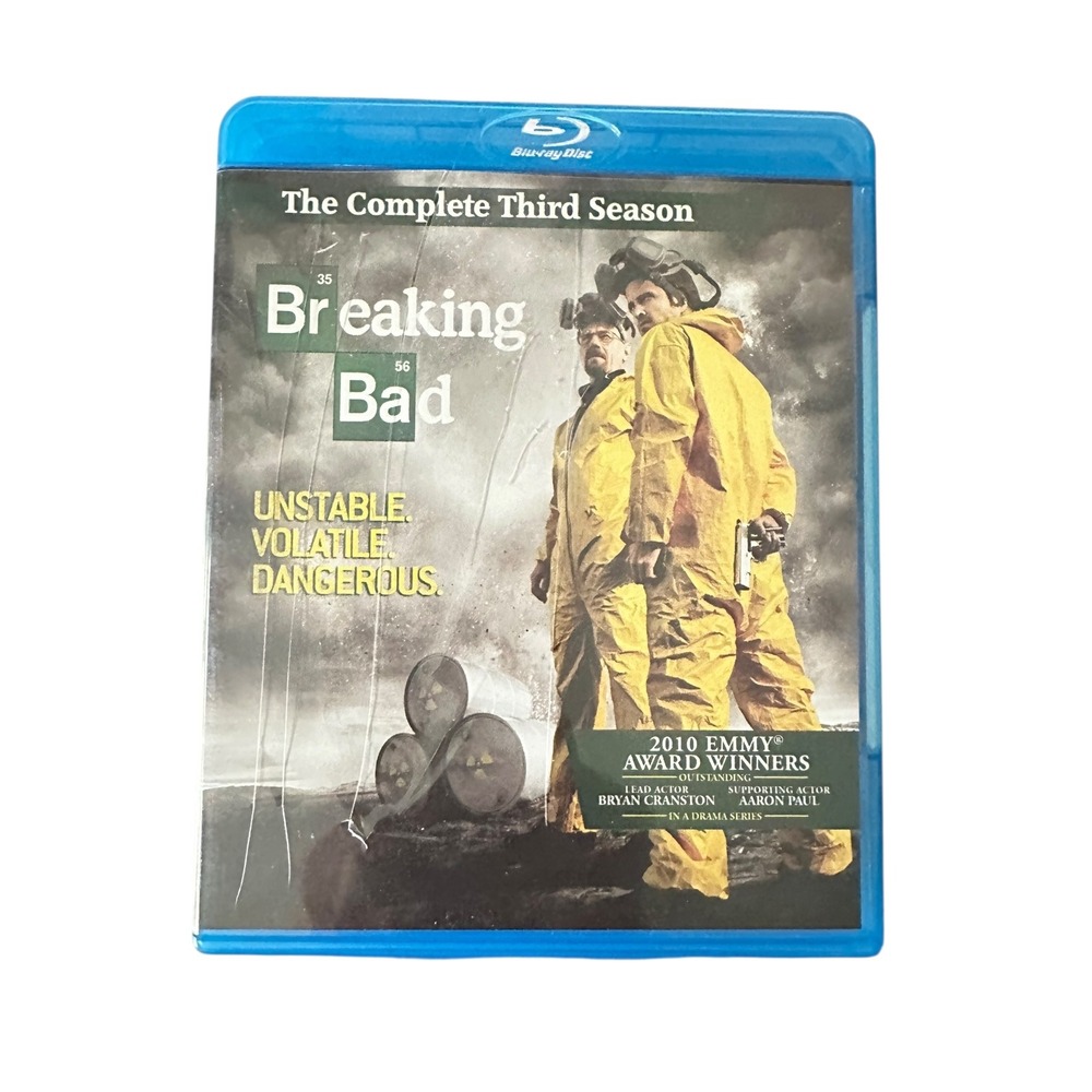 Breaking Bad The Complete Third Season‎ Blu-ray Disc Set 3 Discs Emmy Award